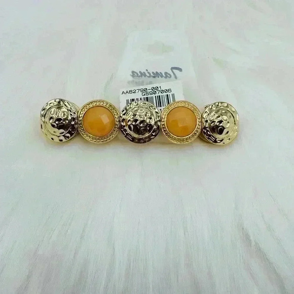 Goldie Light Orange  Statement Bracelet - Picture 4 of 5